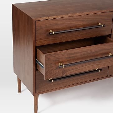 Benson 6-Drawer Dresser, Walnut - Image 1