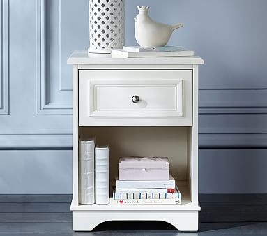 Fillmore Nightstand, Simply White, UPS Delivery - Image 0
