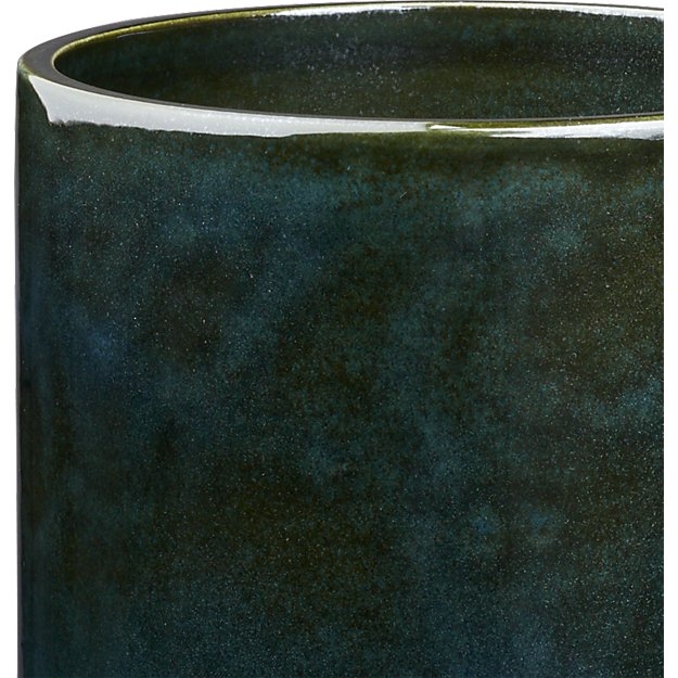 canopy large dark green vase - Image 2