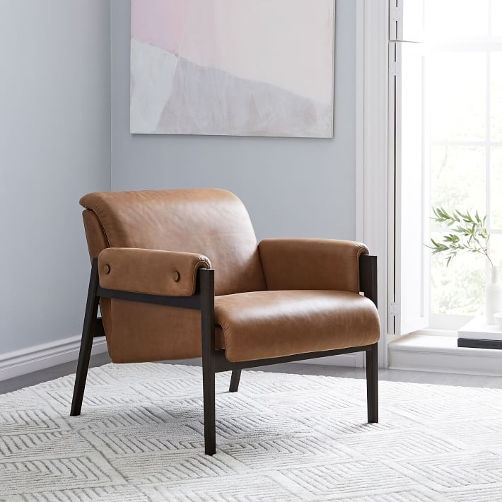 Stanton Chair, Taos Leather, Sand - Image 4