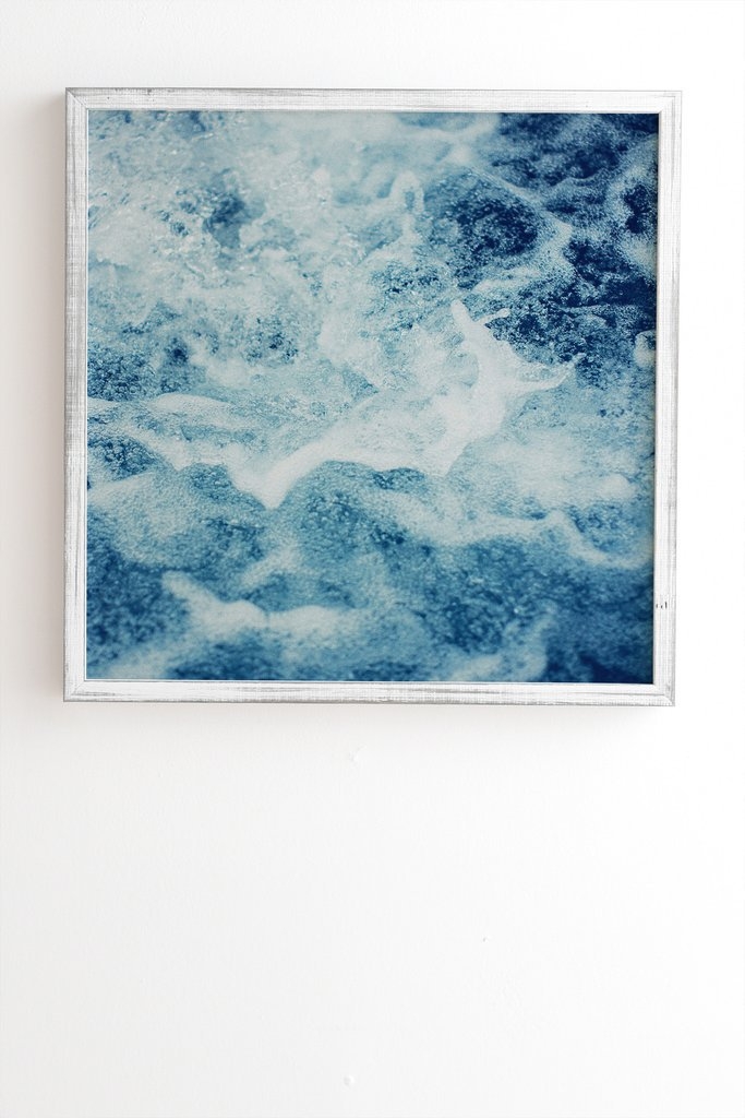 Sea Wall Art - 12"x12" Framed White, no Mat - Image 0