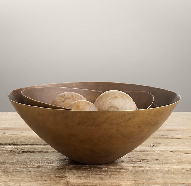 Aged Brass Bowl- Small - Image 0