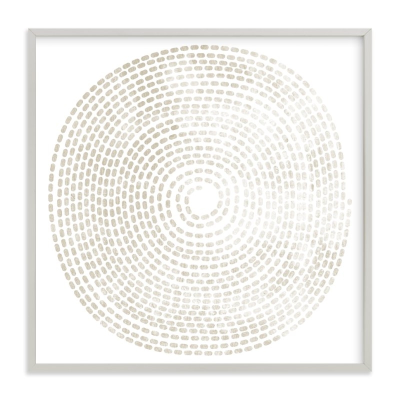 Surround me Art Print - 30x30 - Light Gray Wood Frame, White Border - Image 0