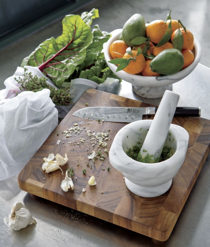 French Kitchen Marble Fruit Bowl - Image 8