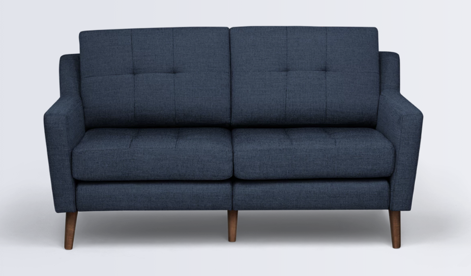 Love Seat in Navy Blue - Image 1