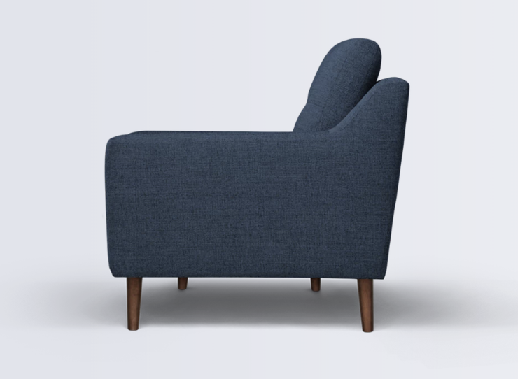 Love Seat in Navy Blue - Image 2