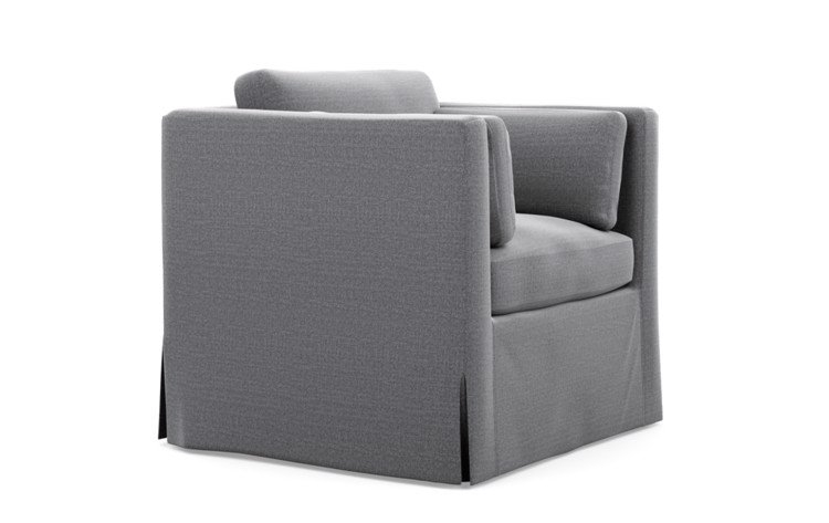 Miles Chairs with Petite in Tin Fabric - Image 1