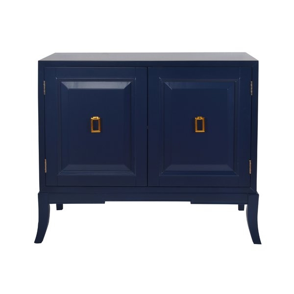 Mettler 2 Door Accent Cabinet - Navy Blue - Image 0