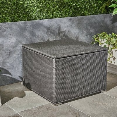 Cabral Outdoor Storage Ottoman - Image 0
