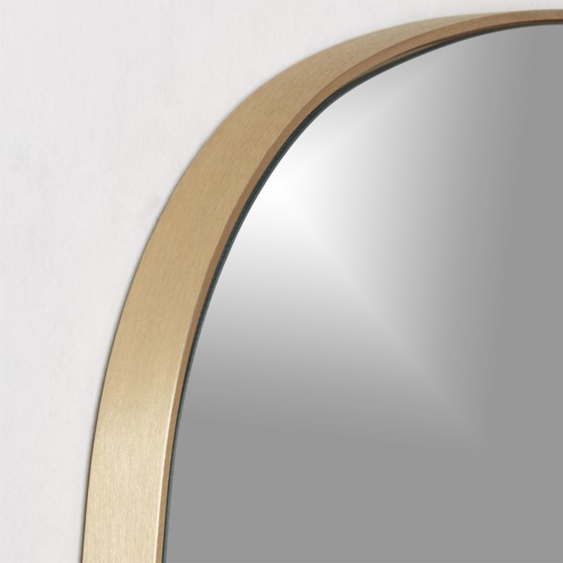 Infinity Brass Oblong Wall Mirror - Image 1