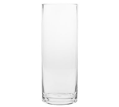 Aegean Clear Glass Vase, Tall - Image 0