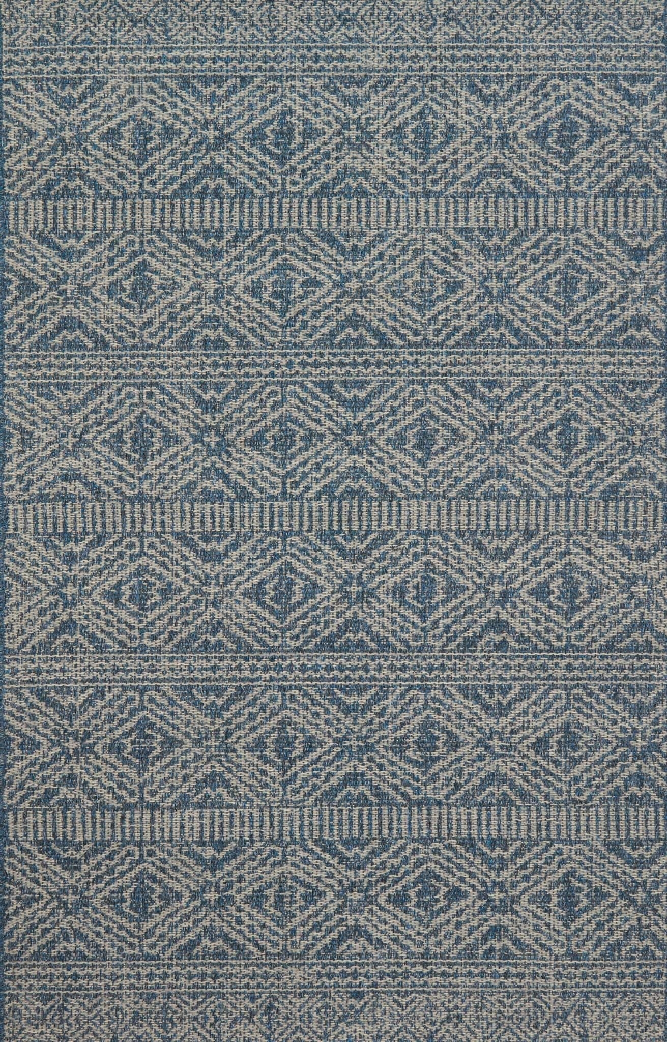 Magnolia Home by Joanna Gaines x Loloi Warwick WK-01 Azure / Silver 2' x 3'-9" - Image 0