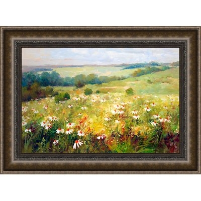 In Bloom & Landscape 'Wildflower Meadow' Framed Painting Print - Image 0