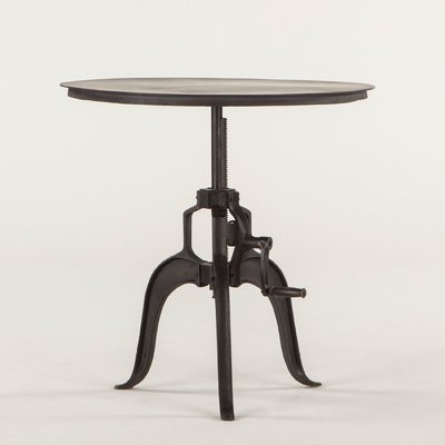 Hackett Adjustable Metal End Table - Image 0