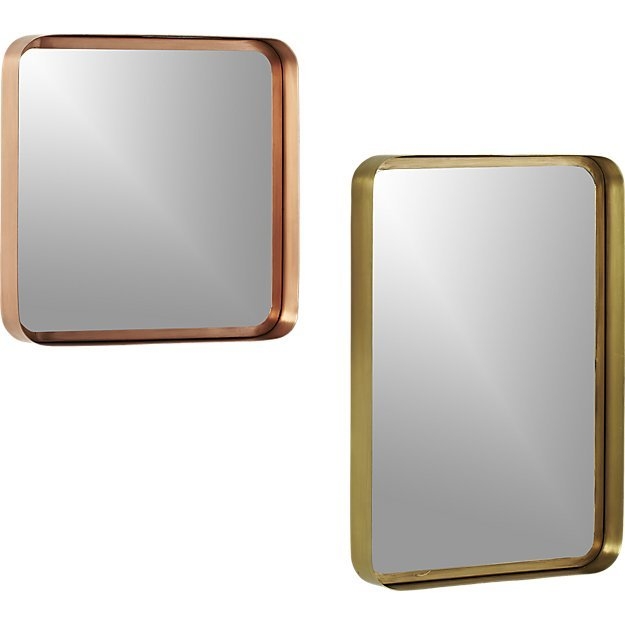Croft brass 16"x24.5" mirror - Image 2