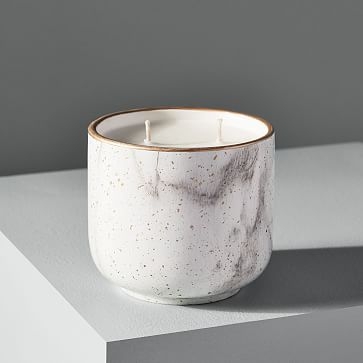 Modern Elements Candle, Small Tumbler, White, Alabaster, 11 oz - Image 0
