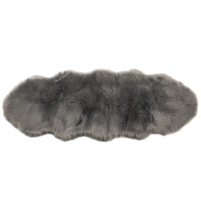 Luxurious Soft Faux Fur Sheepskin Double Pelt Rug Runner - Image 0