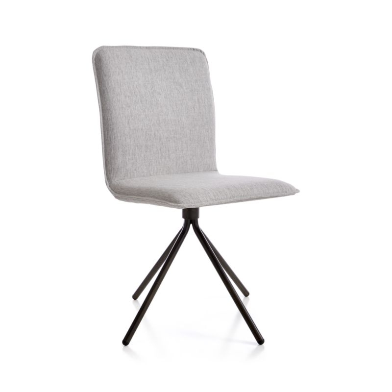 Whirl Grey Swivel Dining Chair - Image 1