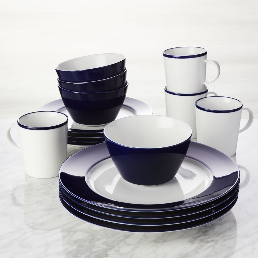 Maison Cobalt Blue 16-Piece Dinnerware Set - Image 0