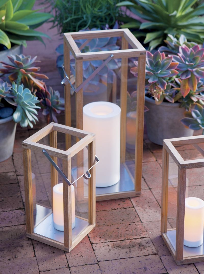 Indoor/Outdoor 4"x8" Pillar Candle with Timer - Image 3