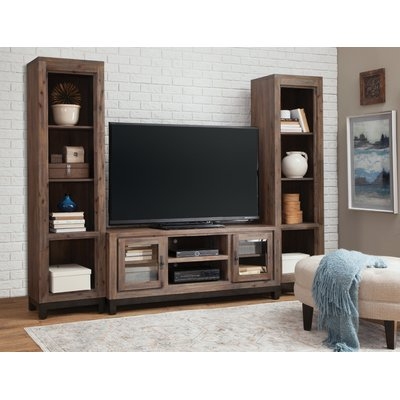 Quinley Console Entertainment Center for TVs up to 70" with 2 Open Pier - Image 0