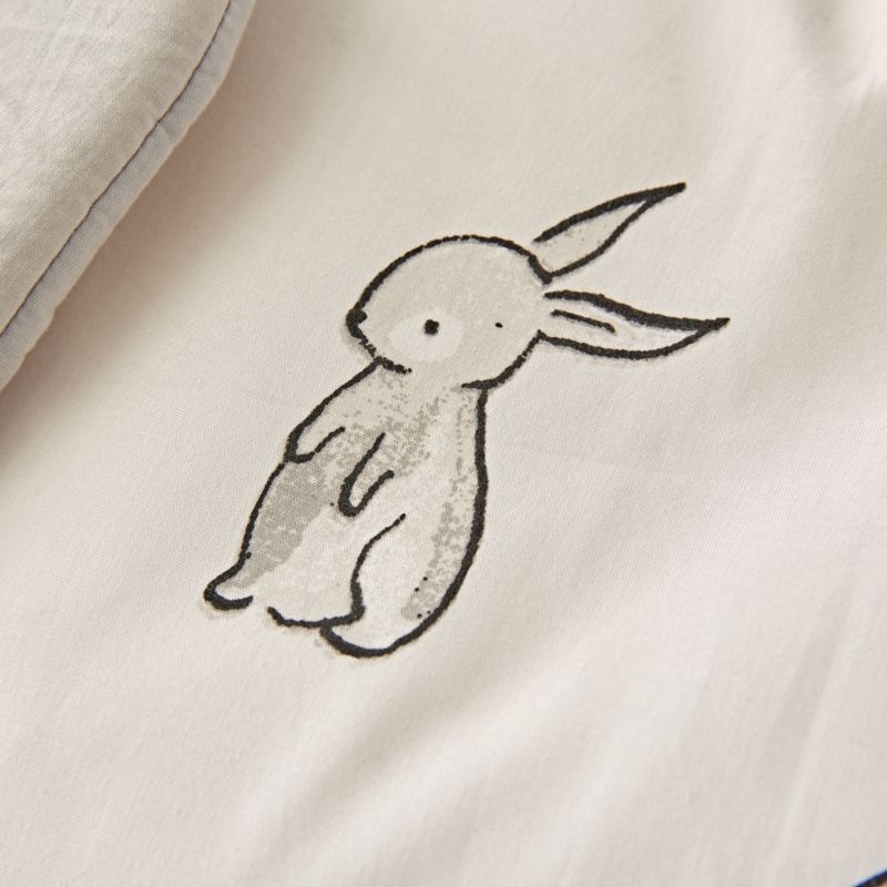 Organic Bunny Crib Fitted Sheet - Image 1