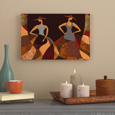 'Beauty of Color 4 Abstract African American' Graphic Art Print on Canvas - Image 0