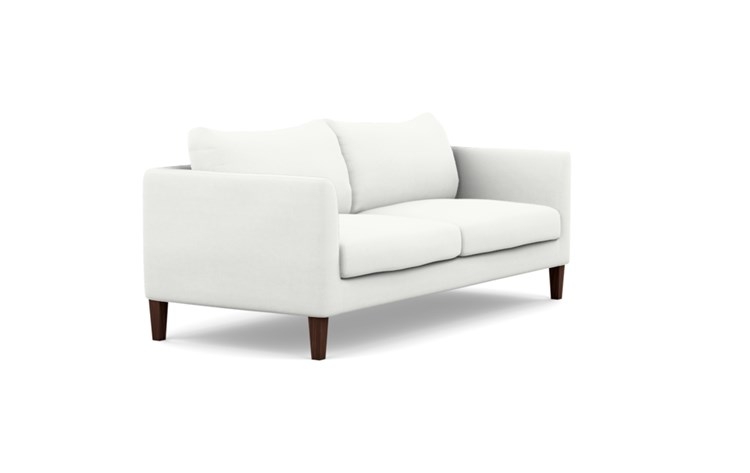 Owens Sofa with Swan Fabric and Oiled Walnut legs - Image 1