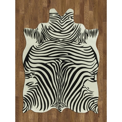 Chanler White/Black Zebra Area Rug - Image 0