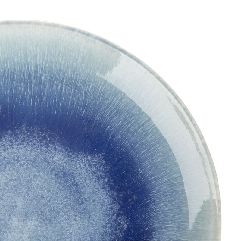 Caspian Blue Reactive Glaze Dinner Plate - Image 3