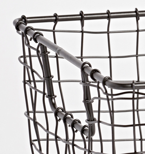 Medium Oil-Rubbed Bronze Wire Storage Basket - Image 5