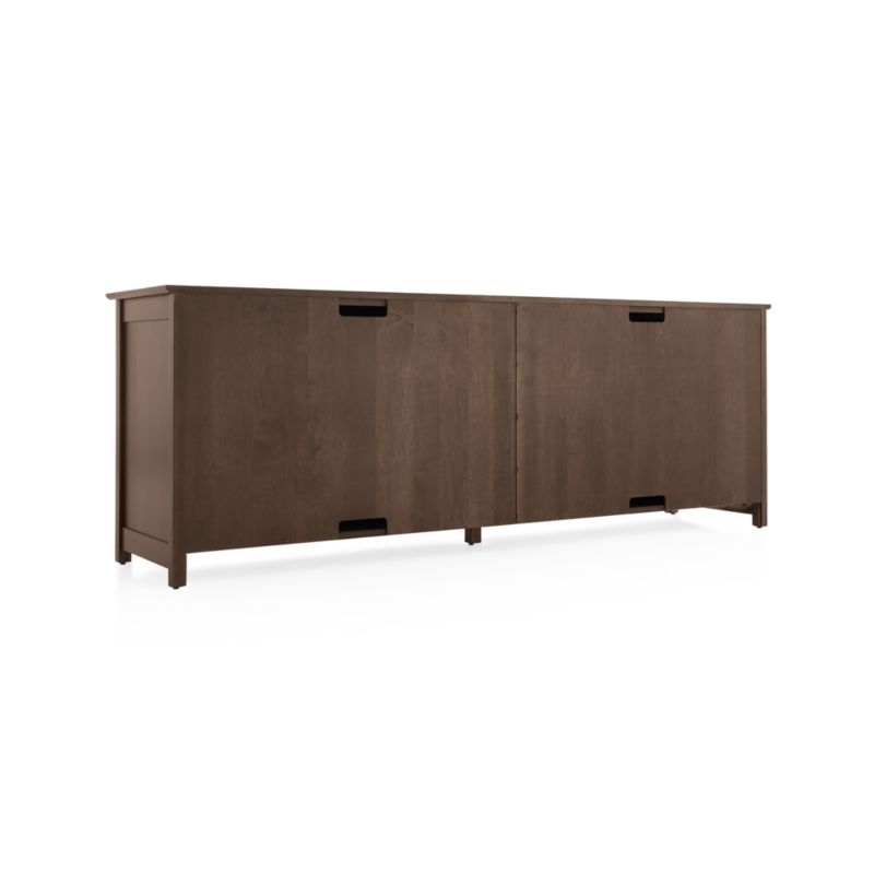Ainsworth Cocoa 85" Media Console with Glass/Wood Doors - Image 5