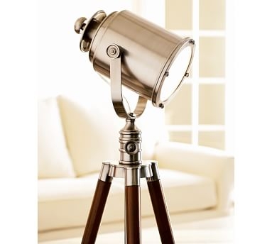 Photographer's Adjustable Tripod Metal Floor Lamp, Bronze - Image 3