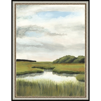 Marsh Landscapes II Framed Painting Print - Image 0