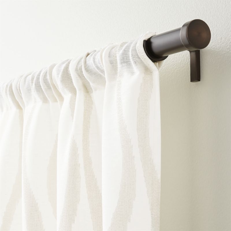 Elester Ivory Sheer Curtain Panel 50"x96" - Image 4