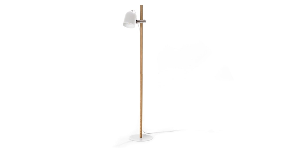 Mast White Floor Lamp - Image 0