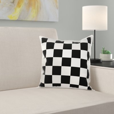 Checkered Squares Art Pillow Cover - Image 0