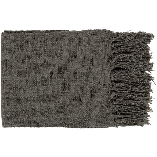 Alden Throw Blanket, Charcoal - Image 0