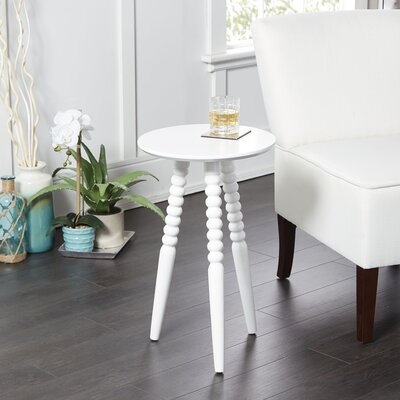 Breslin Round Accent Table with Turned Legs - Image 0