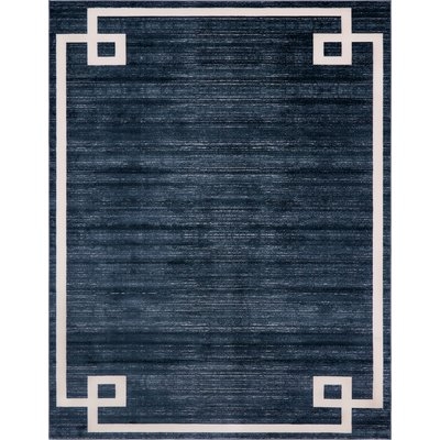Uptown Hill Navy Blue Area Rug, 8' x 10' - Image 0