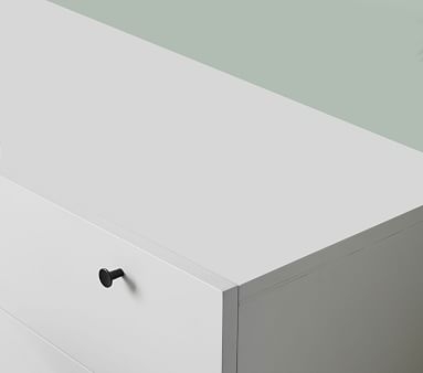 west elm x pbk Modern Dresser, White Lacquer, Flat Rate - Image 4