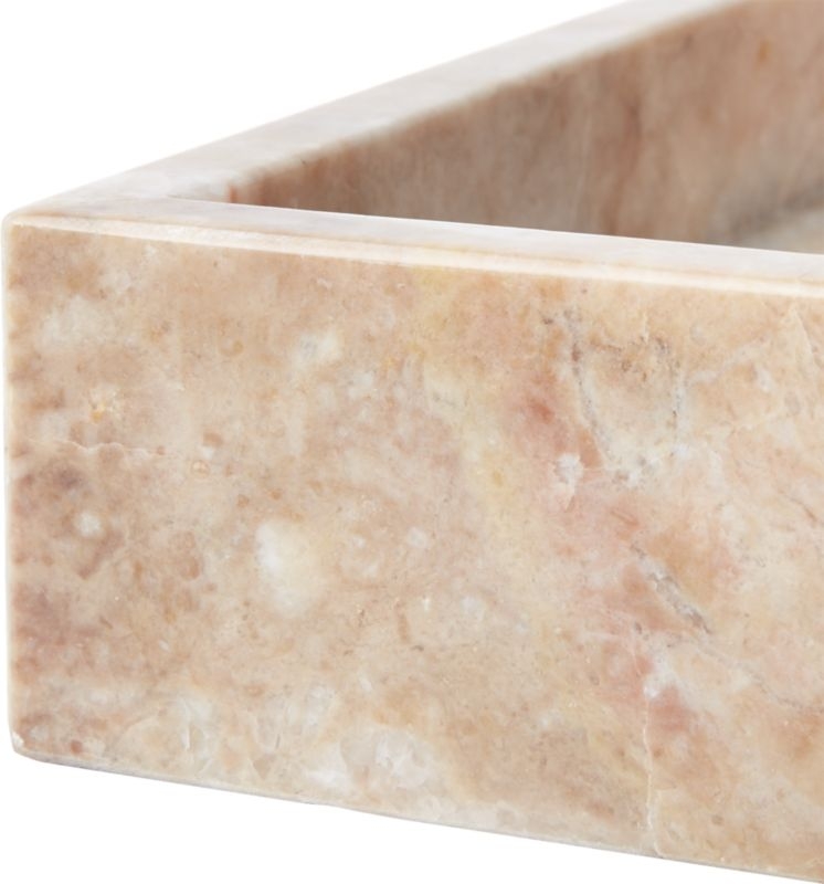 Stack Small Pink Marble Tray - Image 5