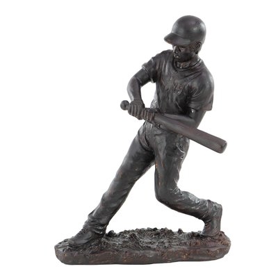 Bullen Modern Contemporary Hitting Baseball Player Figurine - Image 0