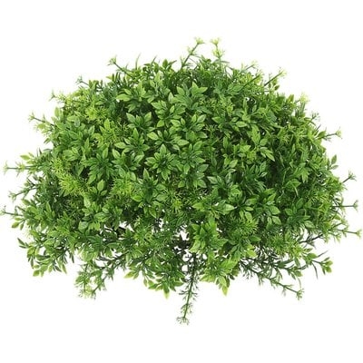 Artificial Mixed Greenery Half Ball Foliage Plant - Image 0