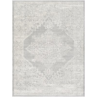 Copenhaver Distressed Traditional Light Gray Area Rug - Image 0