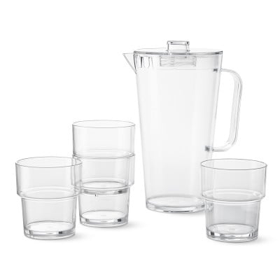 Outdoor Pitcher with Stacking Tumblers - Image 0