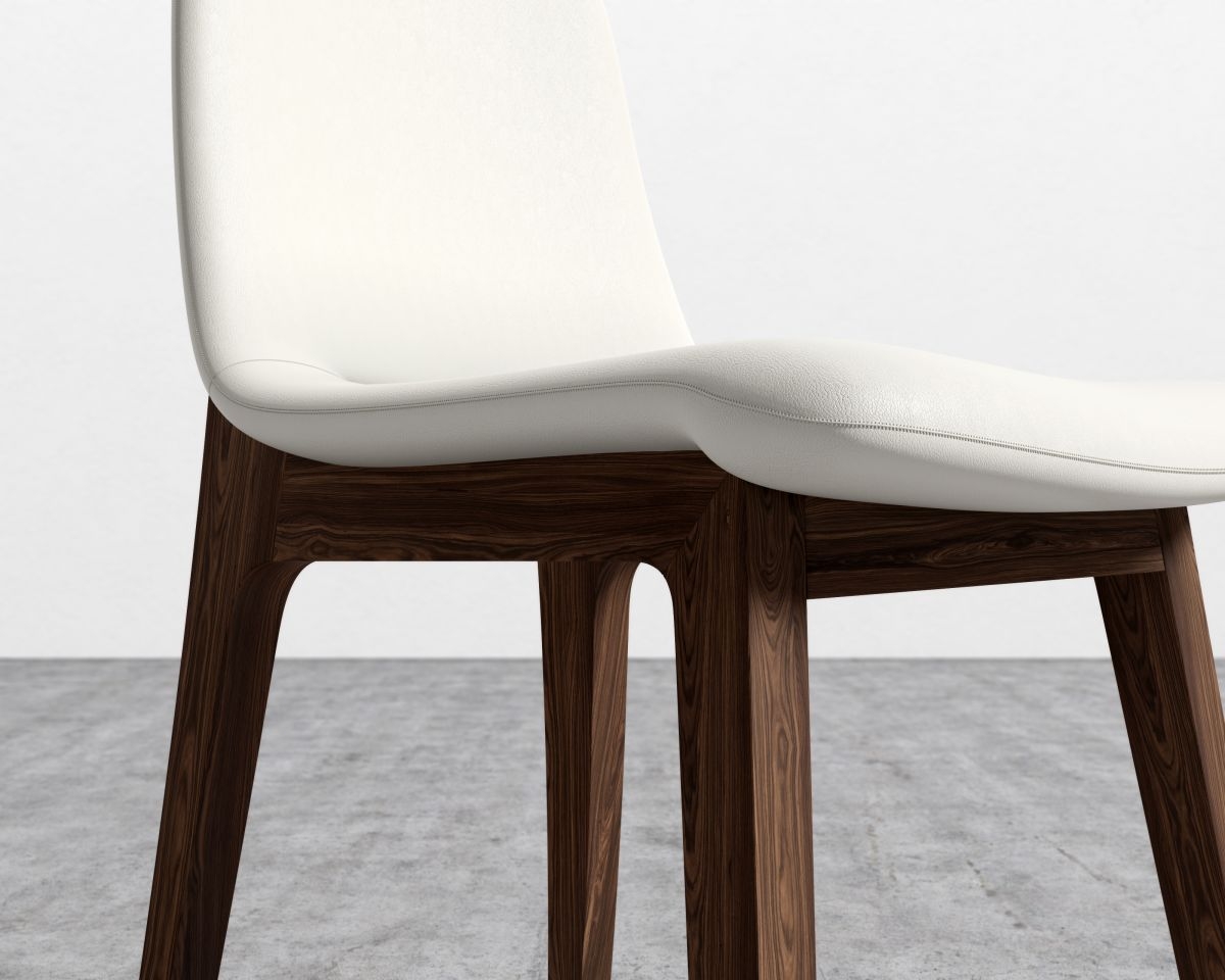 Aubrey Side Chair - Walnut Stain Monaco Cream - Image 4