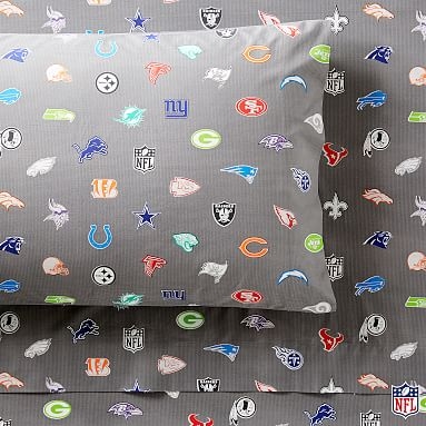 NFL(R) Bright Logo Sheet Set, Twin/Twin XL, Multi - Image 0