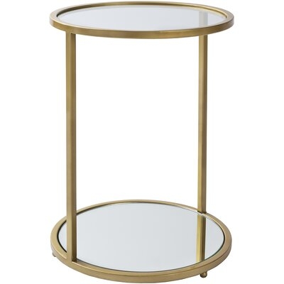 Ayan Modern Gold End Table - Image 0