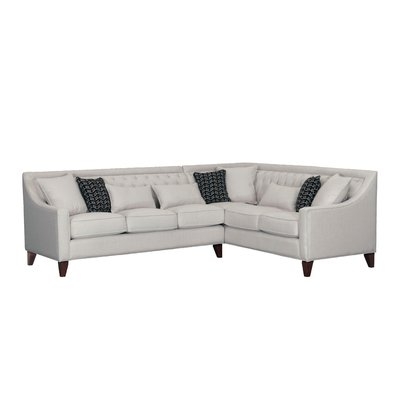 Zivah Solid L-Shaped Sectional - Image 0